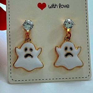 Halloween earrings ghost earrings haunted vampire